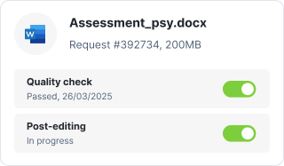 Strict quality review